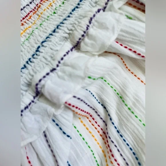 PQ Swim PilyQ Revolve Stephanie Maxi Dress Size XS/S Striped Smocked Tube Dress - Picture 8 of 13